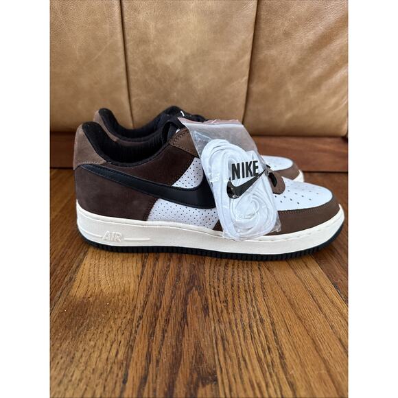 Nike Air Force 1 Low Premium Escape White Brown Black Mens- 312489-101 Sz 9 main image 11